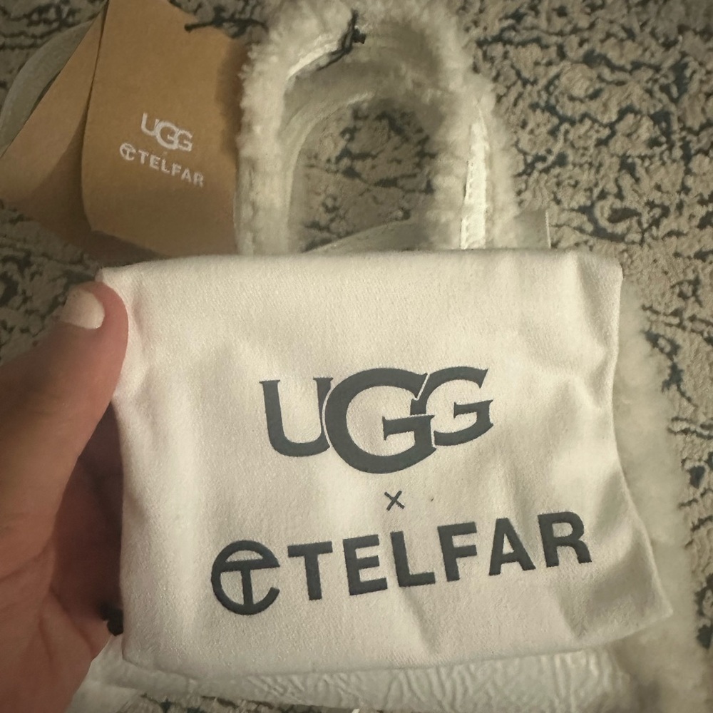 White Shearling Mini Bag - Picture 4 of 4